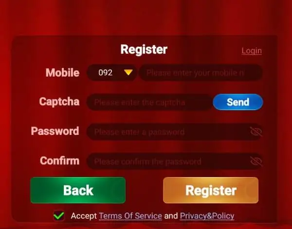 Register on 3 Patti Hot 
